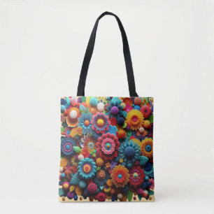 Innovative 3D Render Design Tote Bag