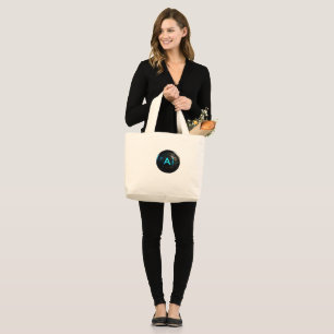  "Innovative AI Vision" Large Tote Bag