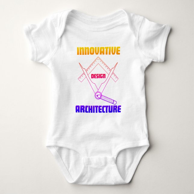 Innovative Design Architecture  Baby Bodysuit (Front)