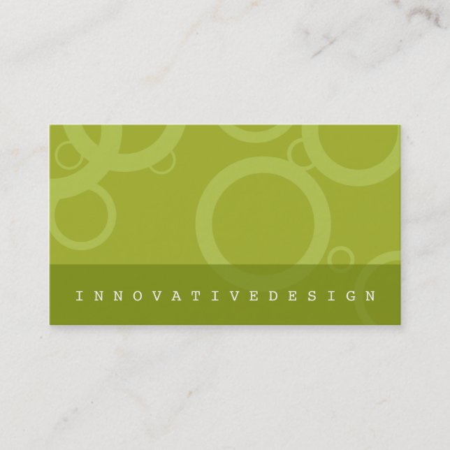 Innovative Design Business Cards (Front)