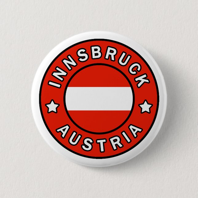 Innsbruck Austria 6 Cm Round Badge (Front)