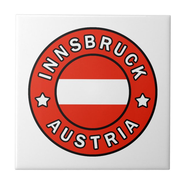 Innsbruck Austria Ceramic Tile (Front)