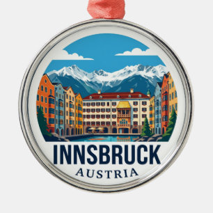 Innsbruck Austria Metal Ornament