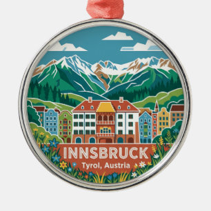 Innsbruck Austria Metal Ornament