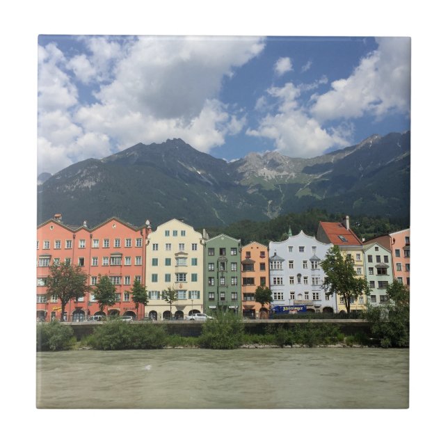 Innsbruck Austria’s city in Tyrol  Ceramic Tile (Front)