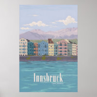 Innsbruck Austria Travel Poster