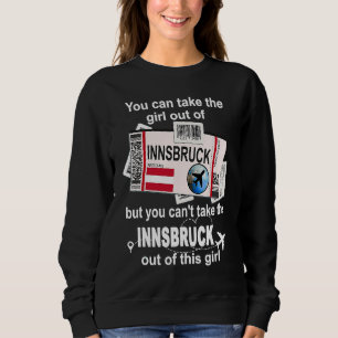Innsbruck Boarding Pass Innsbruck Girl Innsbruck Sweatshirt