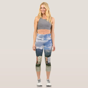 Innsbruck, city in the Alps  Capri Leggings