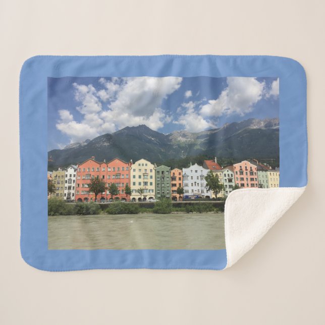 Innsbruck, city in the Alps  Sherpa Blanket (Front (Horizontal))