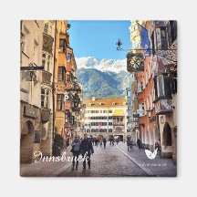 Innsbruck - fridge magnet by Velvet Escape