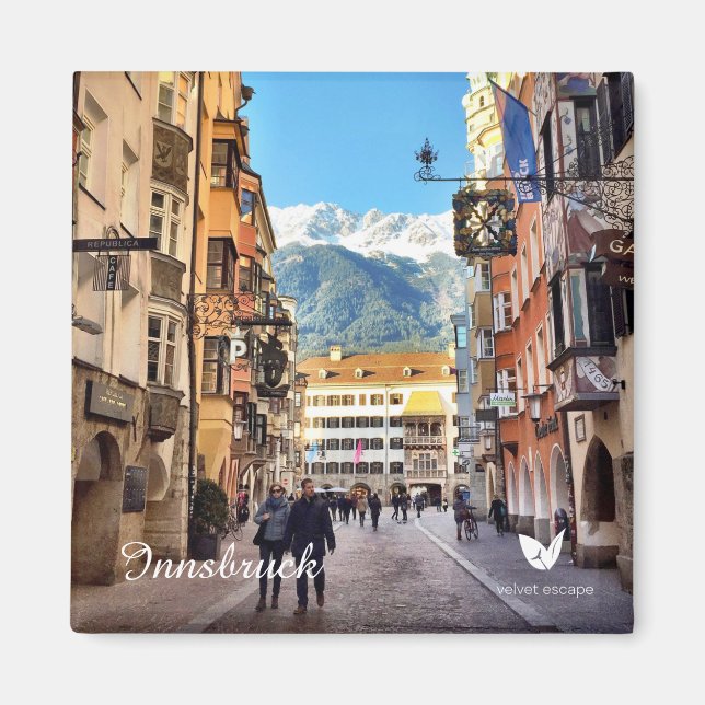 Innsbruck - fridge magnet by Velvet Escape (Front)
