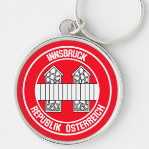Innsbruck Round Emblem Key Ring