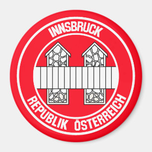 Innsbruck Round Emblem Magnet