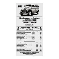 Innsmouth Bus Schedule Joe Sargent