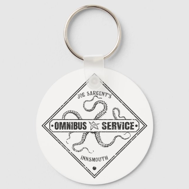 Innsmouth Bus Service Joe Sargent Key Ring (Front)