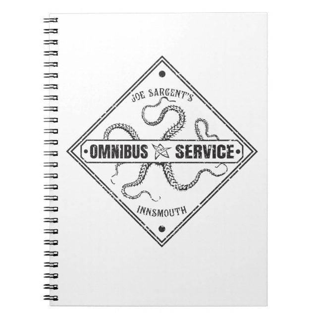 Innsmouth Bus Service Joe Sargent Notebook (Front)