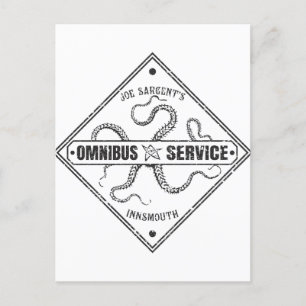 Innsmouth Bus Service Joe Sargent Postcard