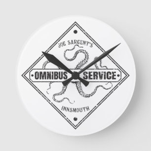 Innsmouth Bus Service Joe Sargent Round Clock