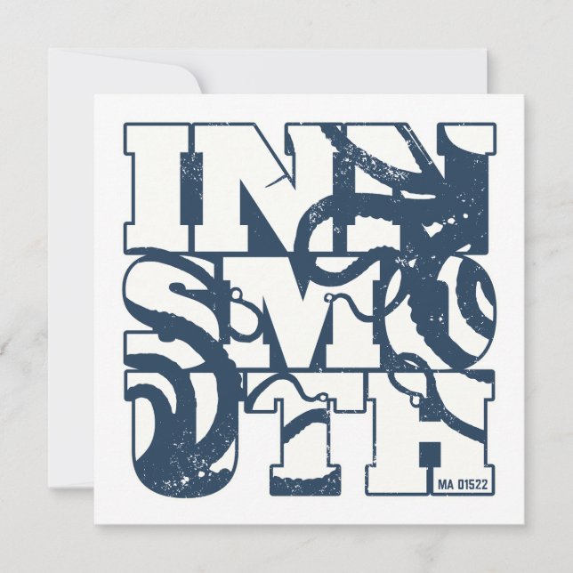 Innsmouth Lettering Tentacles Lovecraftian (Front)