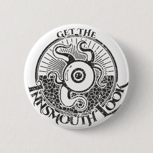 Innsmouth Look Tentacle Lovecraftian 6 Cm Round Badge