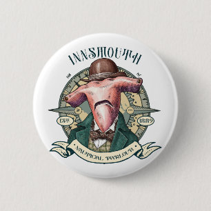 Innsmouth Nautical Parlour Hammerhead Gentleman 6 Cm Round Badge