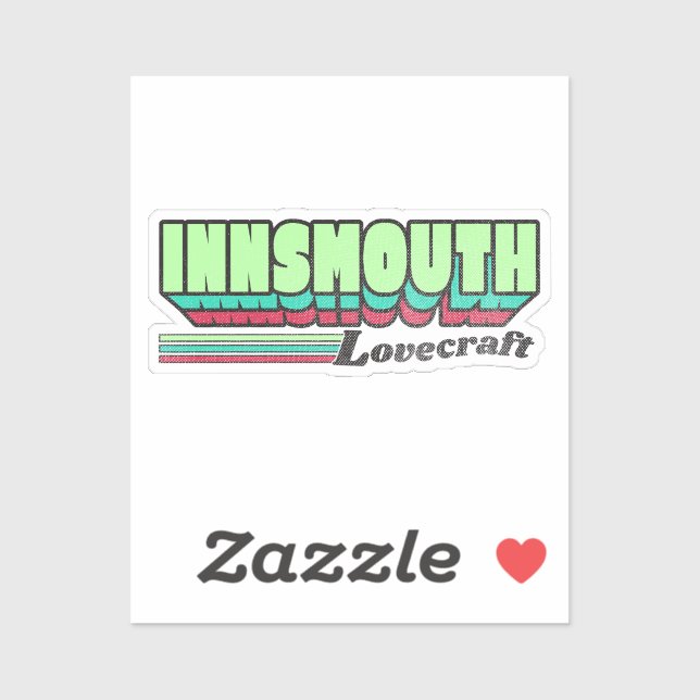 Innsmouth Retro Label Lovecraft (Sheet)