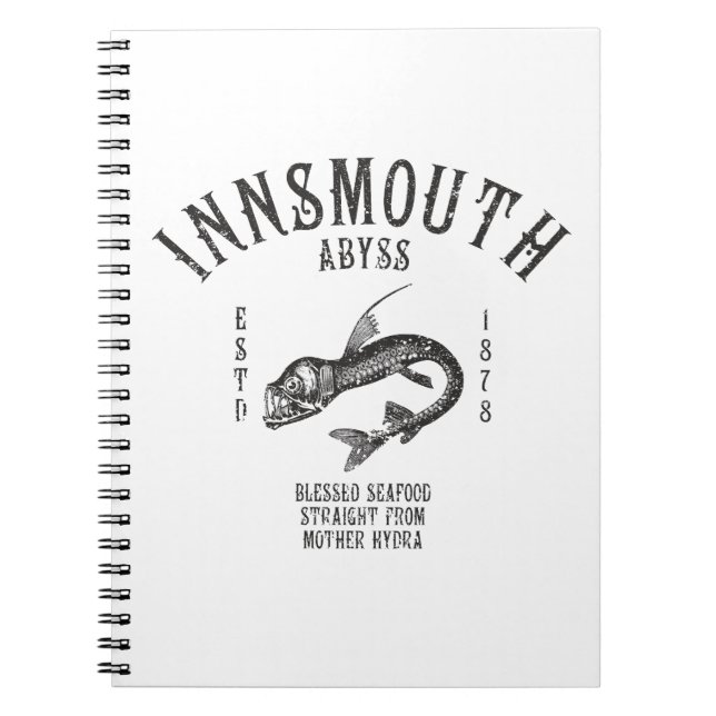 Innsmouth Seafood Deep-sea Fish Viperfish Notebook (Front)