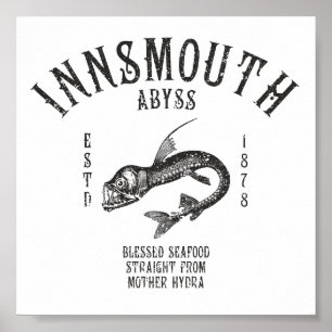 Innsmouth Seafood Deep-sea Fish Viperfish Poster