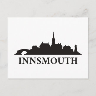 Innsmouth Silhouette – The Shadow Over the Shore Holiday Postcard