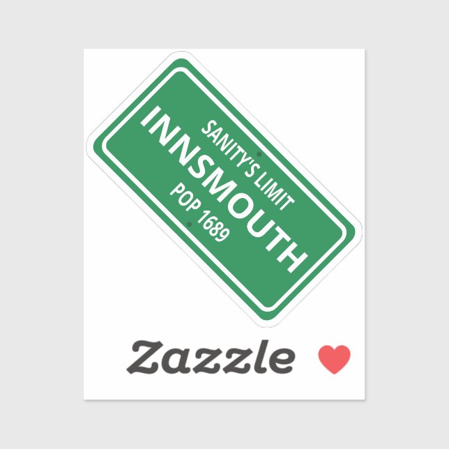 Innsmouth Street Sign Lovecraft (Sheet)