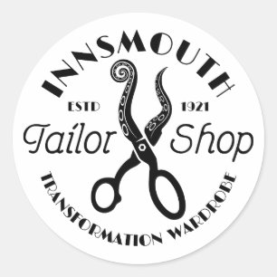 Innsmouth Tailor Lovecraft Classic Round Sticker