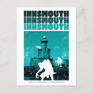 Innsmouth Travel Poster Postcard
