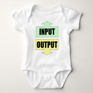 Input_Output_Green_Yellow Baby Bodysuit