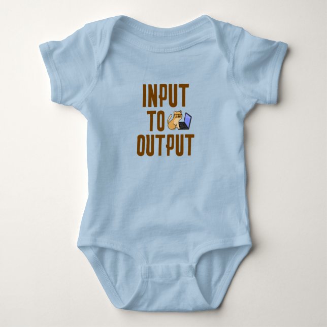Input to Output Baby Bodysuit (Front)