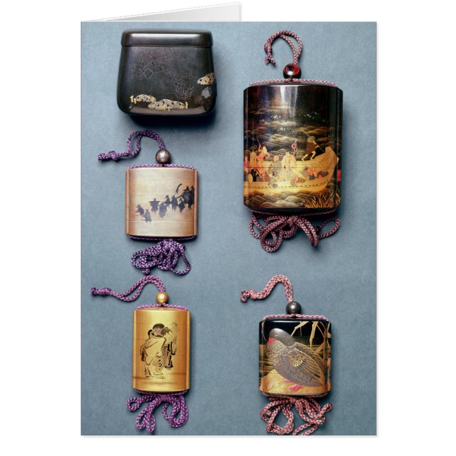 Inro and tobacco pouch (Front)