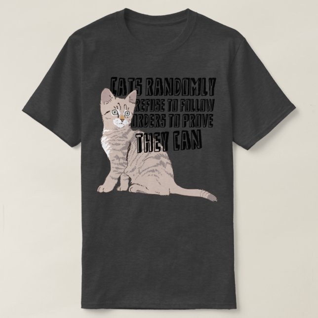 Insane Cat T-Shirt (Design Front)