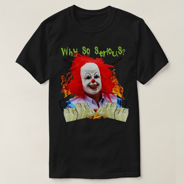 Insane Corny Joke Clown Scary Cringe Meme Shirt Yo (Design Front)