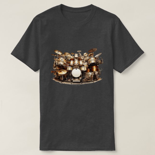 Insane Drum Kit T-Shirt (Design Front)