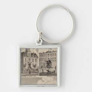 Insane Hospital, Public School Building, Minnesota Key Ring