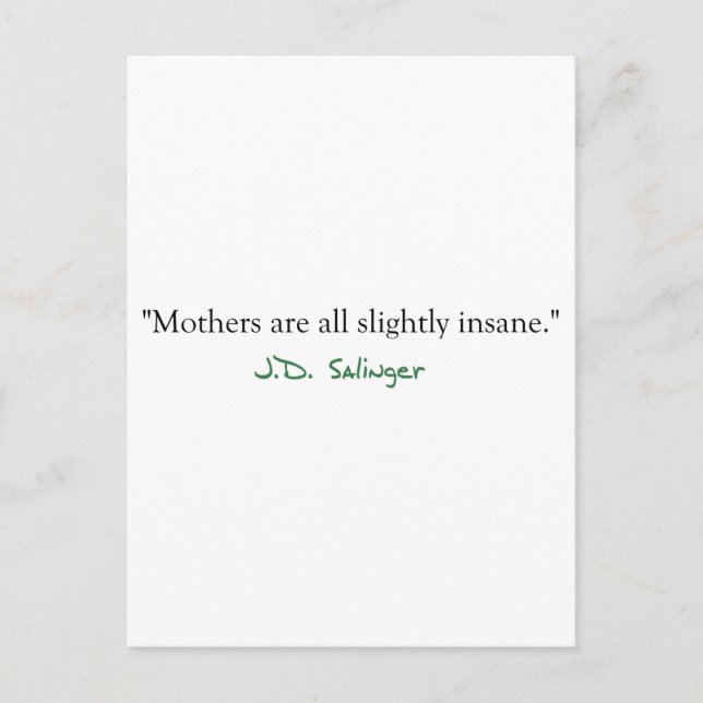 Insane Mothers Postcard (Front)