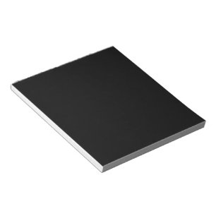 Insanely Black (The Darkest Black) CUSTOMIZABLE Notepad