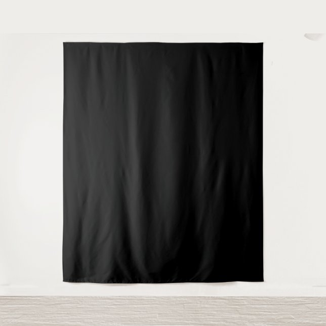 Insanely Black (The Darkest Black) CUSTOMIZABLE Tapestry (Front)