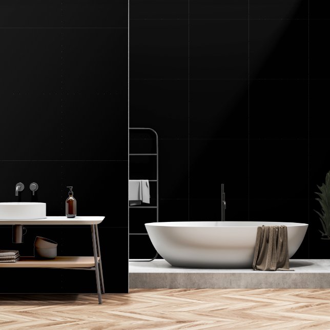 Insanely Black (The Darkest Black) Wallpaper (Bathroom)