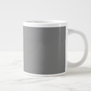 Insanely Grey (The Greyest Grey) CUSTOM Large Coffee Mug