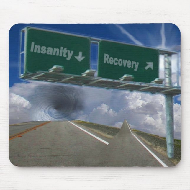 Insanity or recovery, AF001101 Mouse Pad (Front)