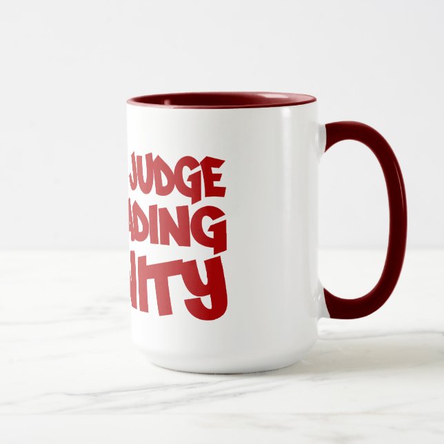 INSANITY PLEA mug - choose style & colour (Right)