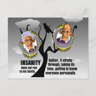 Insanity Postcard