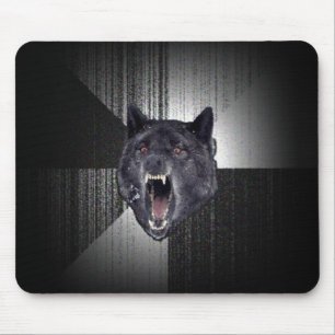 Insanity Wolf Mouse Pad