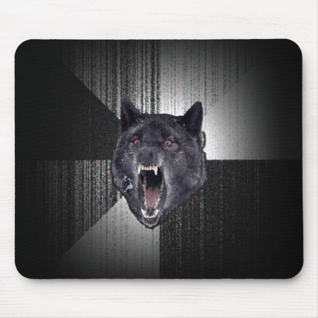 Insanity Wolf Mouse Pad (Front)