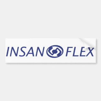 Insanoflex Horizontal Bumper Sticker